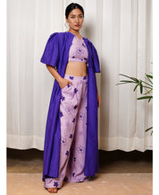 Purple Cape Set