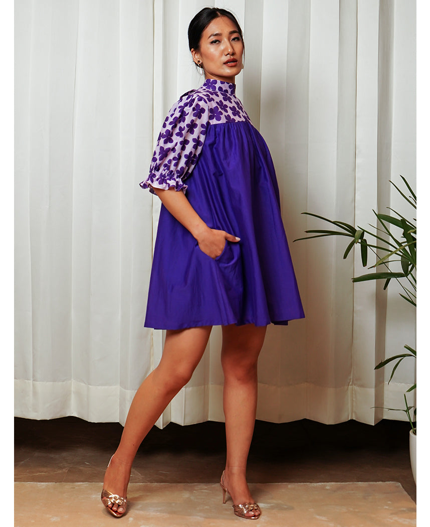 Purple Flower Dress