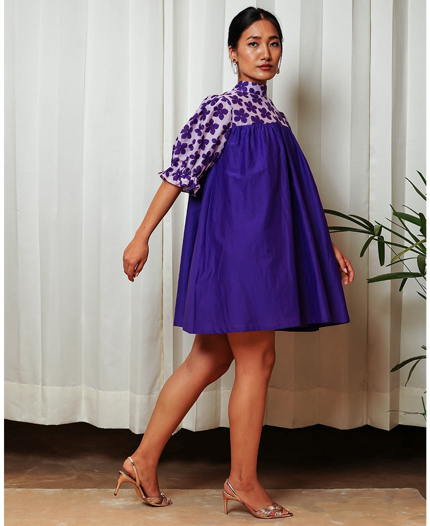 Purple Flower Dress