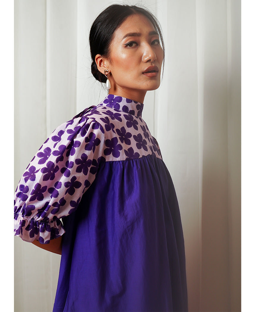 Purple Flower Dress
