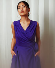 Purple Wrap Dress