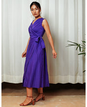 Purple Wrap Dress