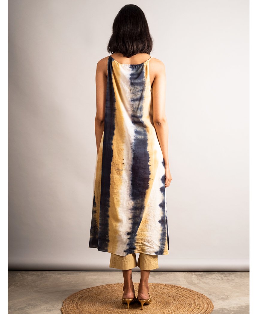 Tie-Dye Stripe Dress