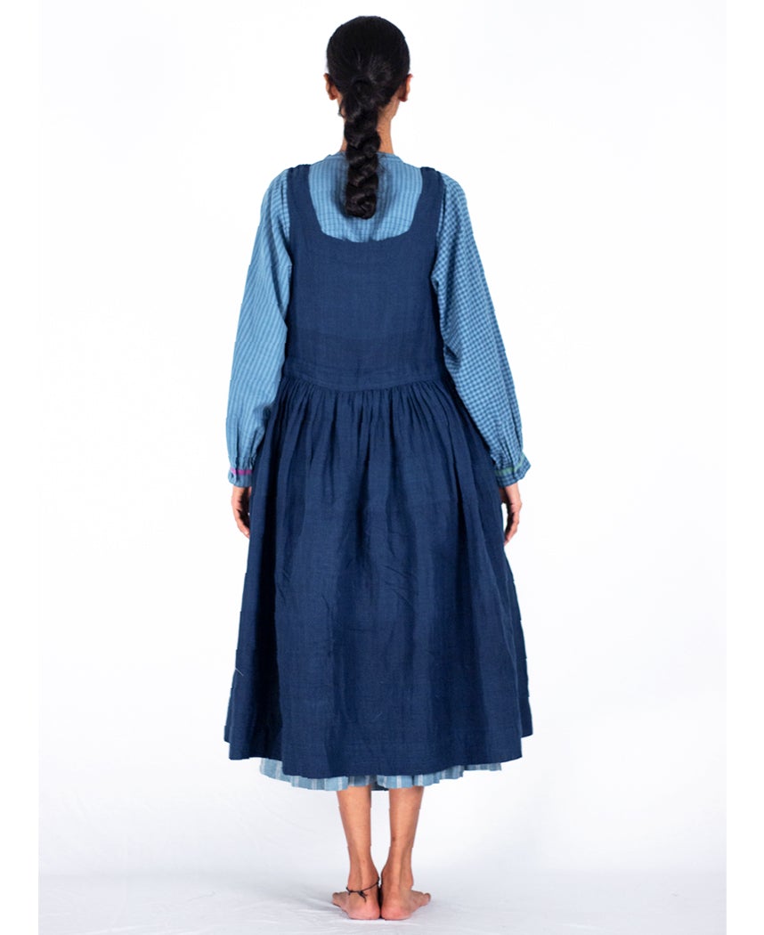 Lady Denim Pinafore Dress Falbala Solid High Waist Suspender A-line Vestido  Cute | eBay