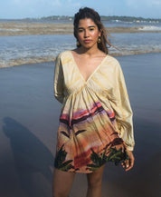 Sunshine Gathered Dress