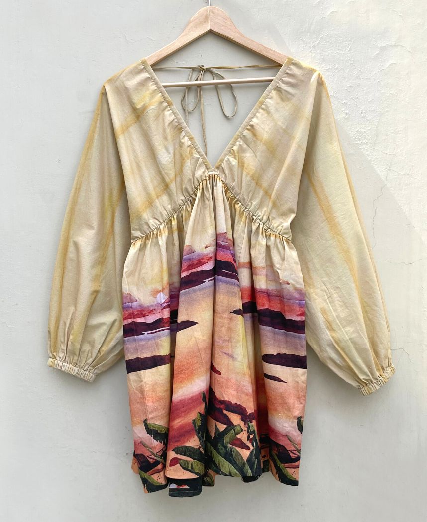 Sunshine Gathered Dress