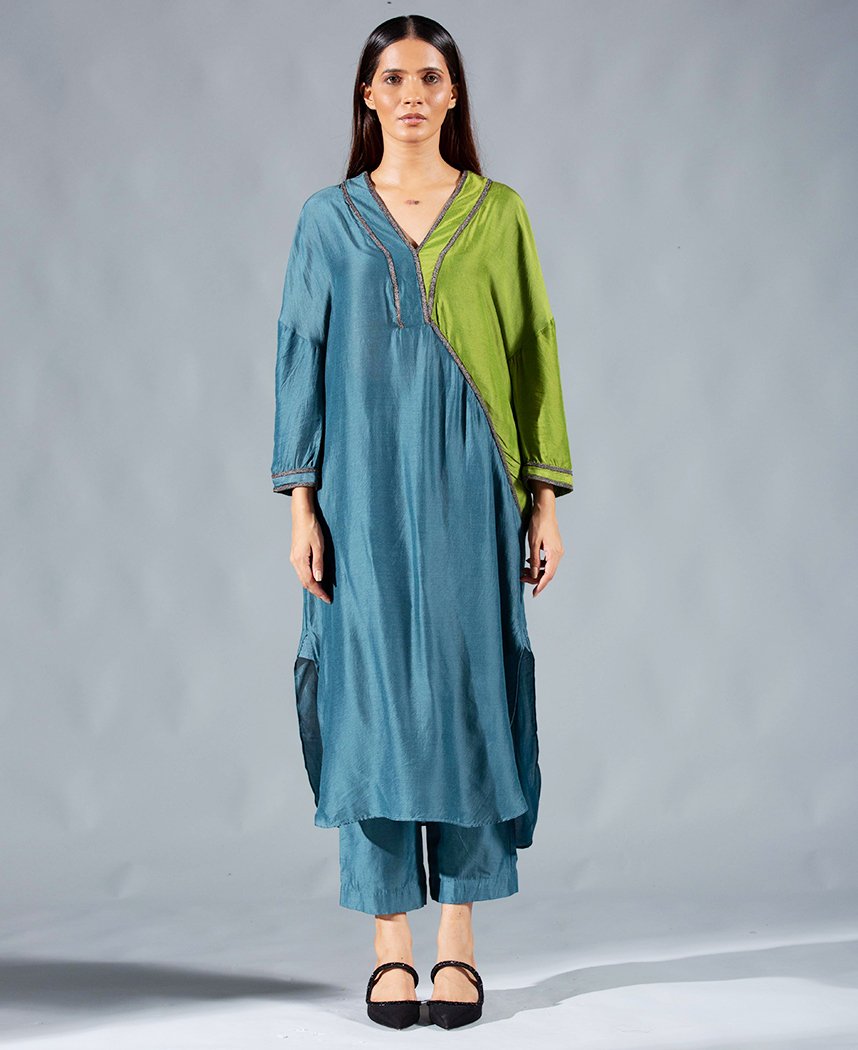 Teal Fern Dual Tunic