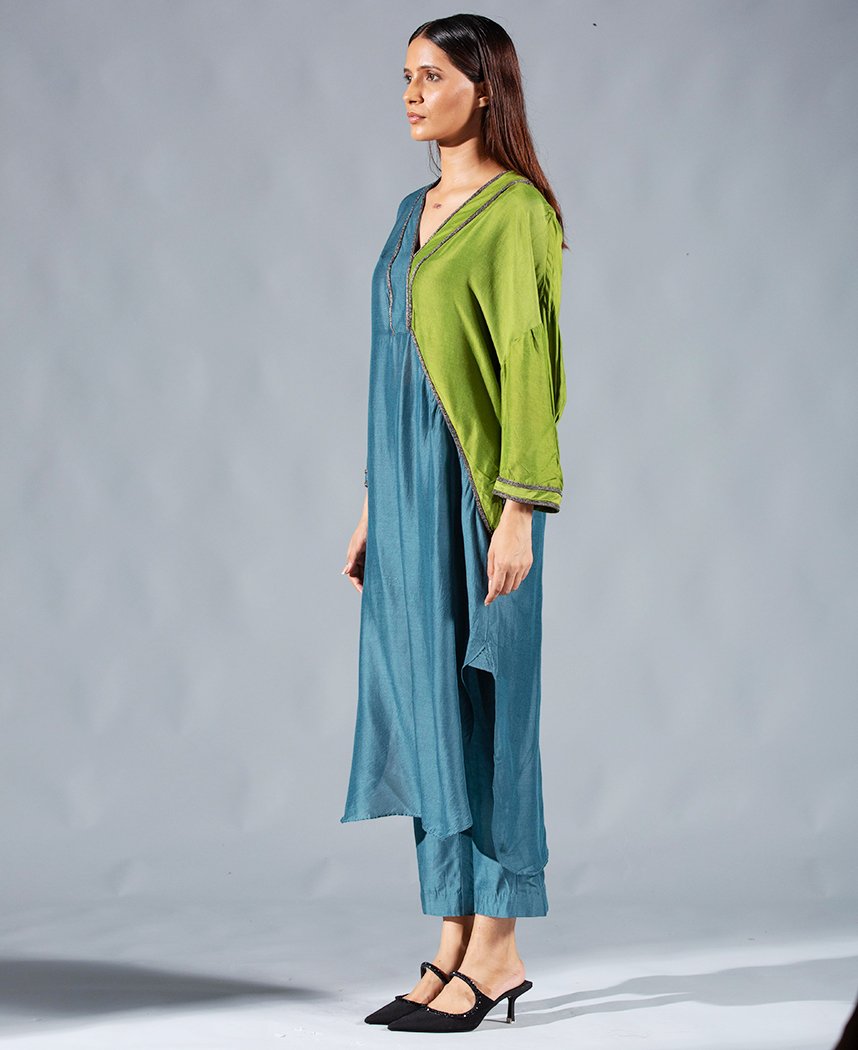 Teal Fern Dual Tunic