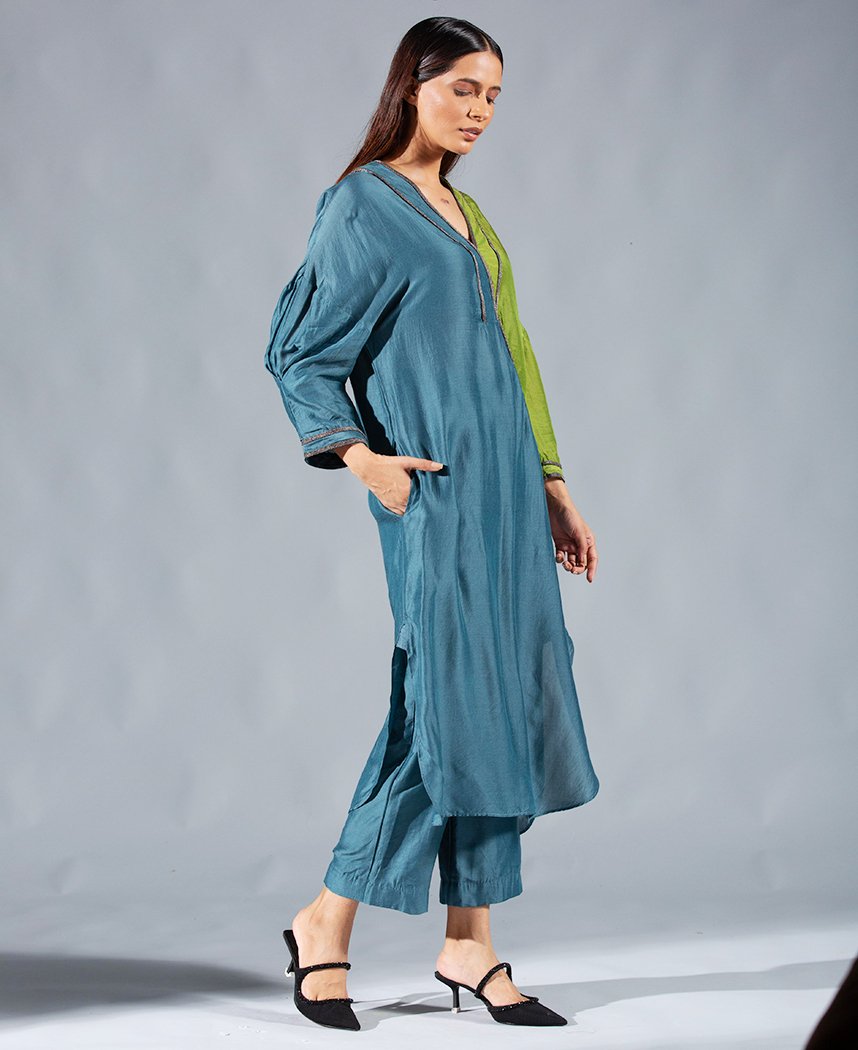 Teal Fern Dual Tunic
