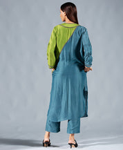 Teal Fern Tunic Set