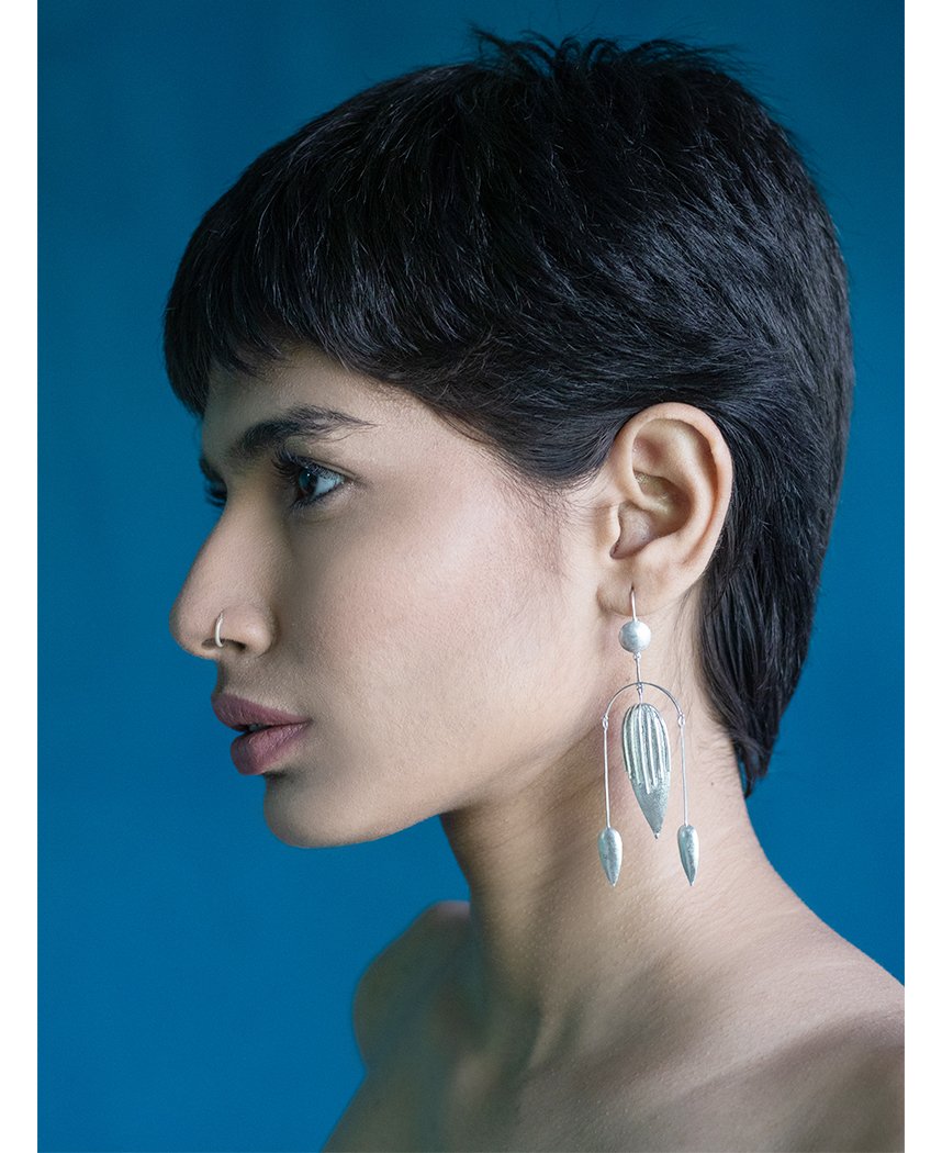 Tuscany Long Arc Earrings