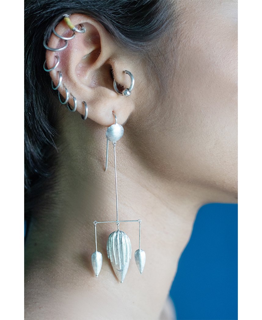 Tuscany Long Trident Earrings