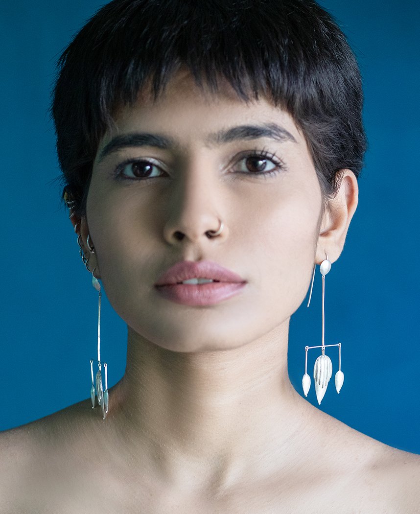 Tuscany Long Trident Earrings