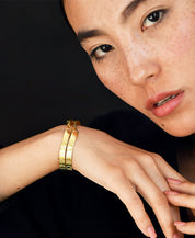 Twisted Chevron Bangle