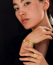 Twisted Chevron Bangle