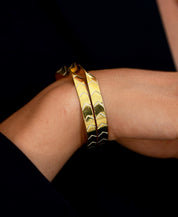 Twisted Chevron Bangle