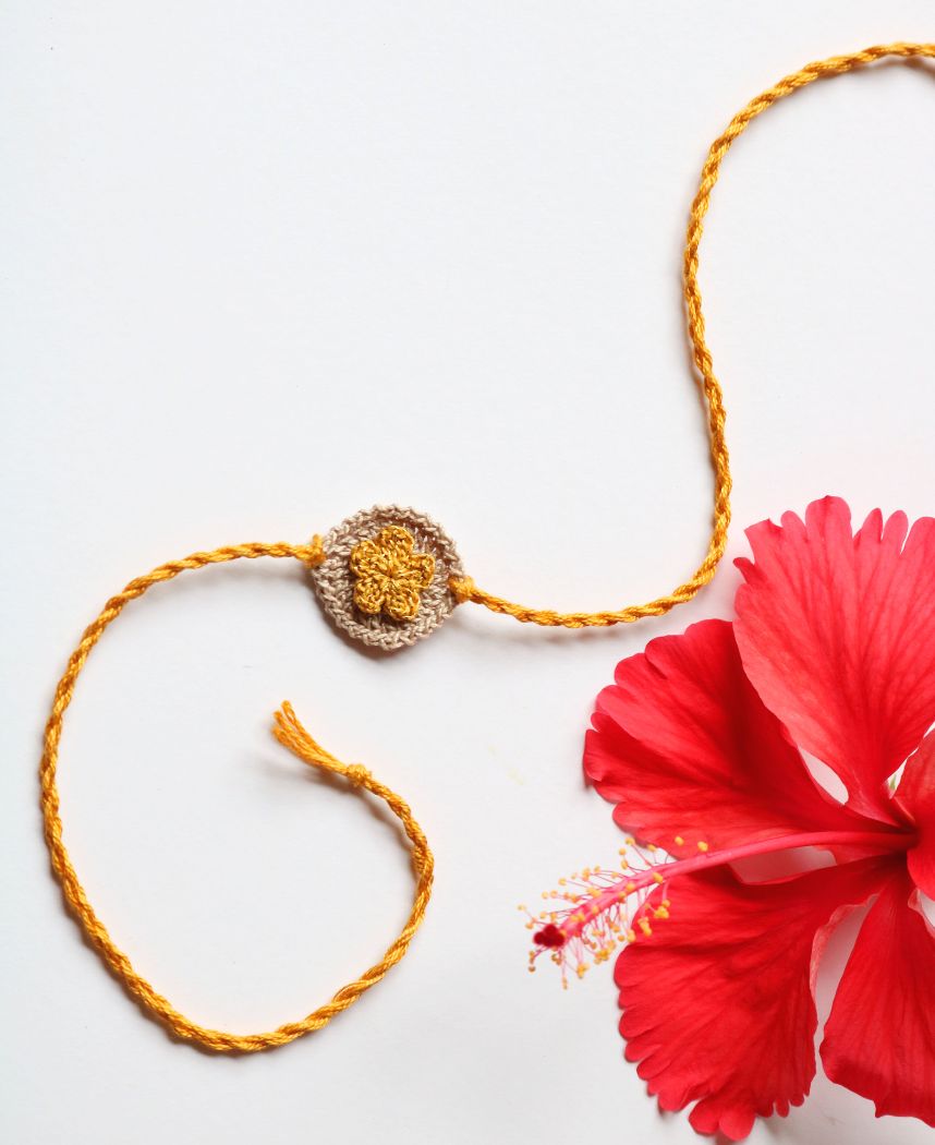 Ochre Punch Rakhi