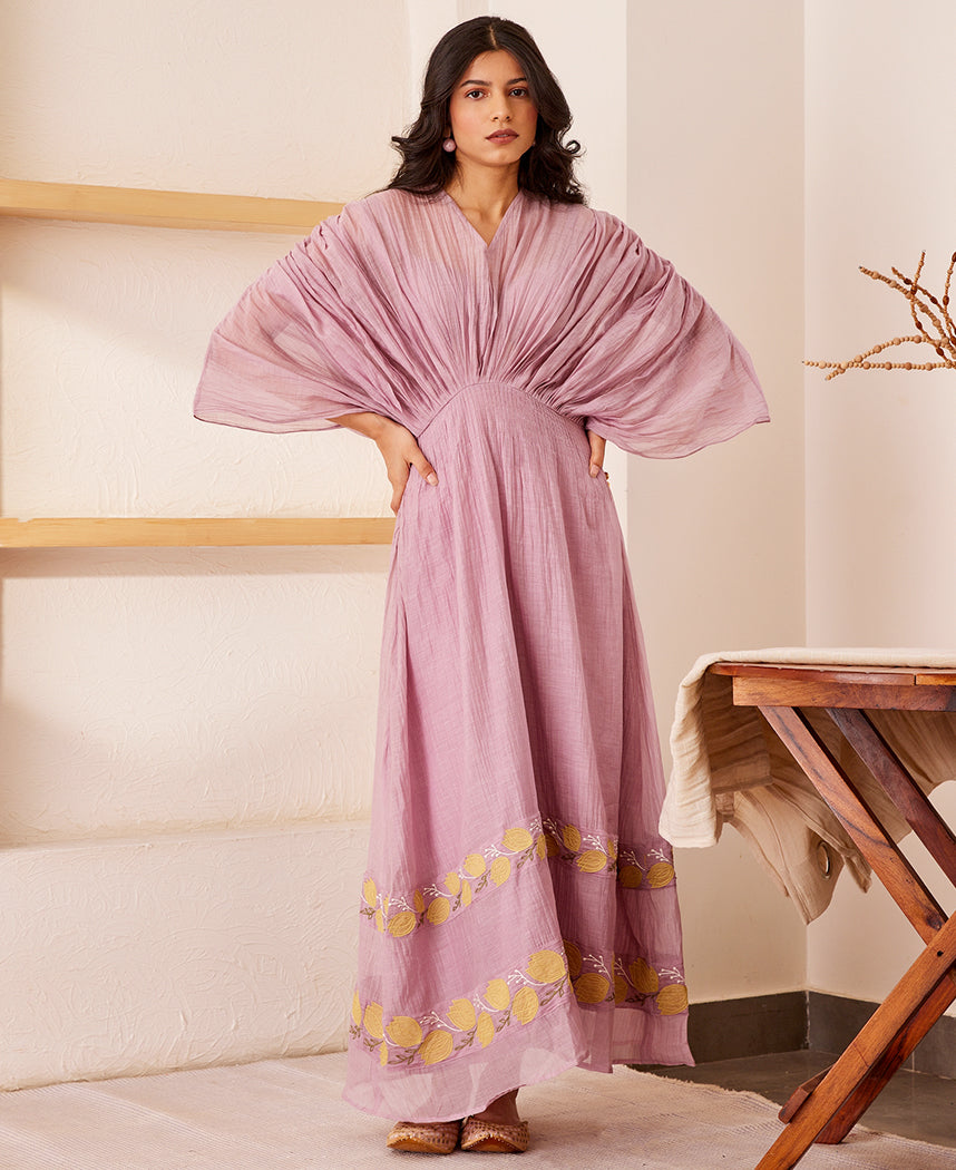 Violet Kaftan Dress