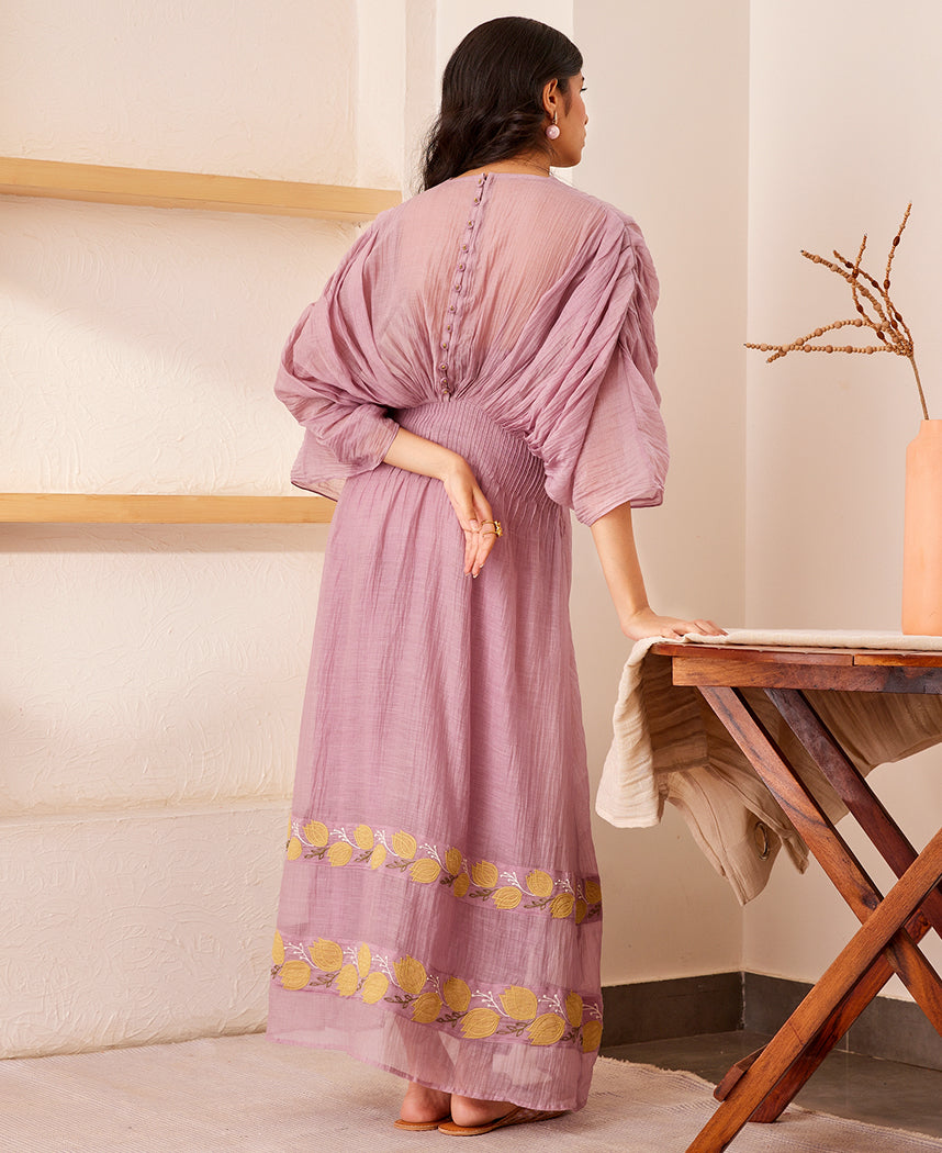 Violet Kaftan Dress