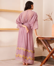 Violet Kaftan Dress