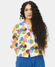 Void Collar Shirt Set